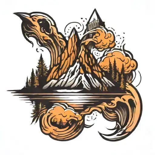 The Mountain With The Cut Peaks