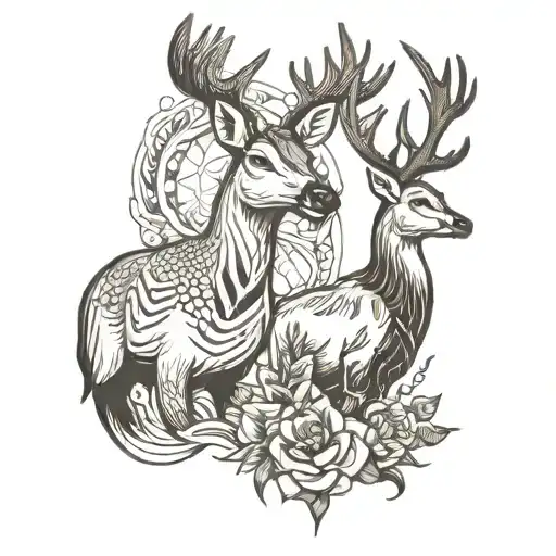 Goose And Elk