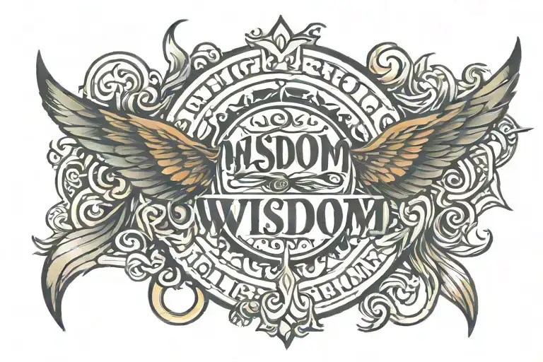 Wisdom Script Surrounded