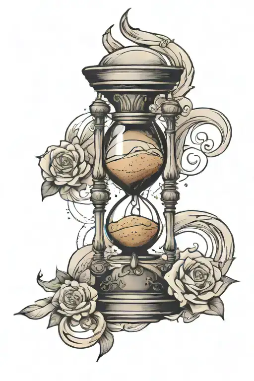 Hourglass Sand Running