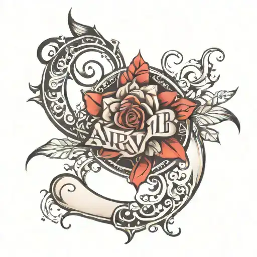 Tatto With Name Arvib