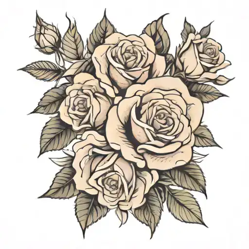 Roses Blooming