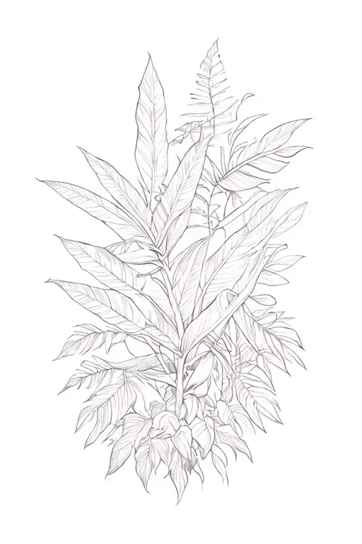 Jungle Themed Plant Design