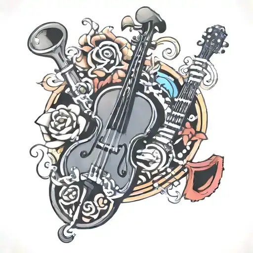 Music Instruments Hidden Within Karma Sign