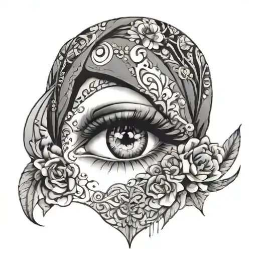 Beautiful Eyes Muslim Girl