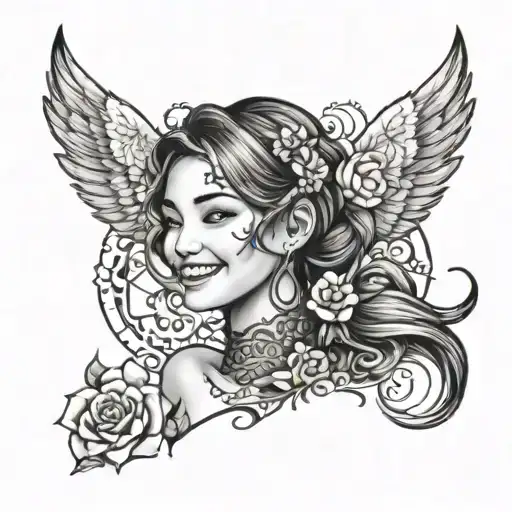 Girl Having Charming Smile Wearing Shayla