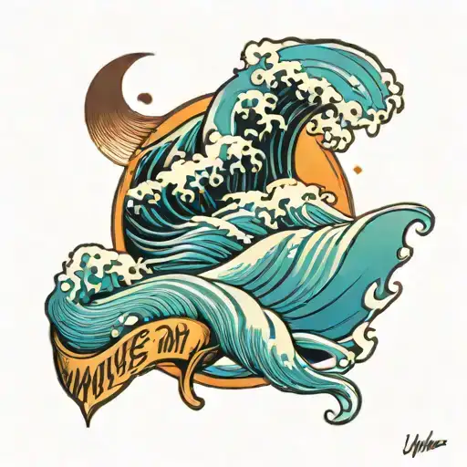 Wave With Vibes Only Written In The Wave