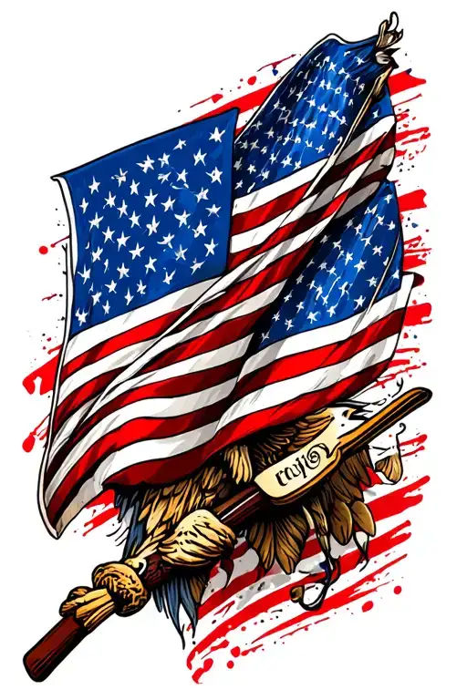 Patriotic American Flag