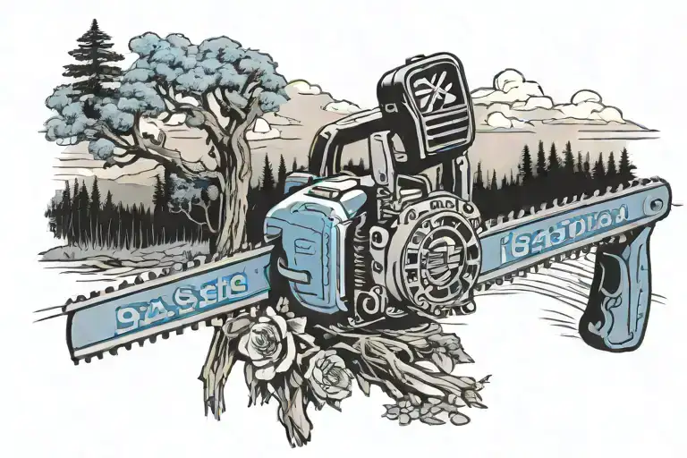 Nc State Outline Blue Ridge Parkway Chainsaw