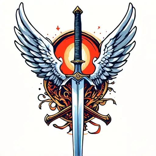 Wings Behind Sword