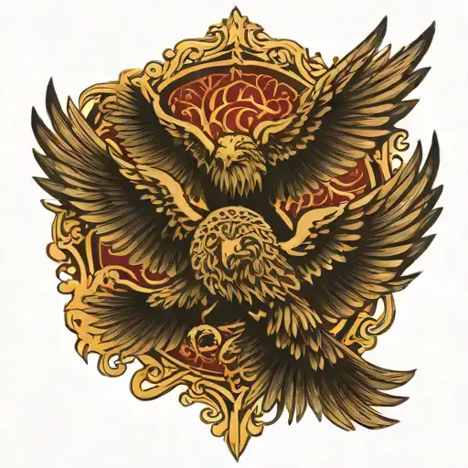 Double Headed Eagle Soaring