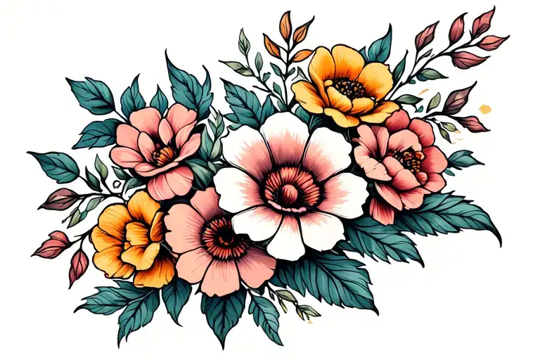 Slew Of Flowers Blooming