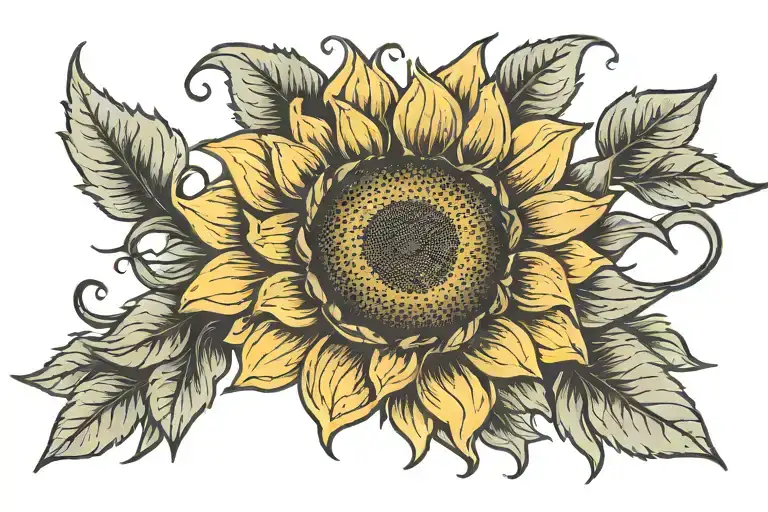 Simple Small Sunflower