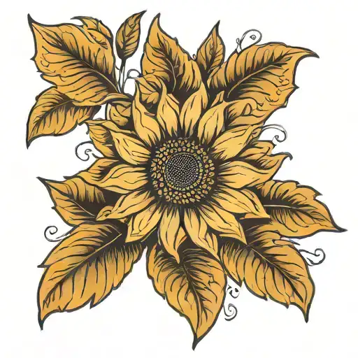 Simple Small Sunflower