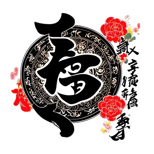 Chinese Symbols Infront