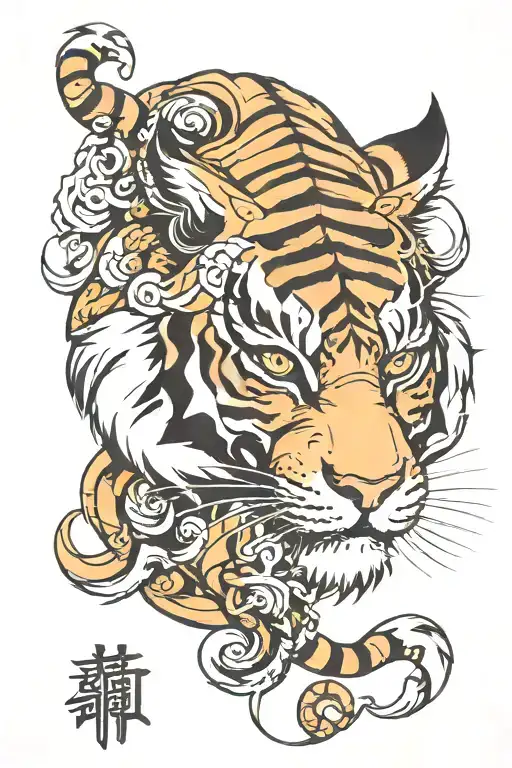 Year Of The Tiger Head