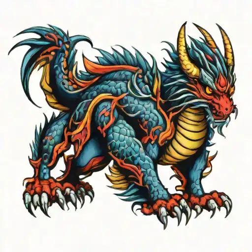 Kirin Blue Dragon