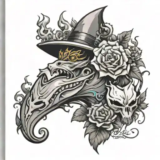 Sketch Tattoo With Album Lsp Magic City