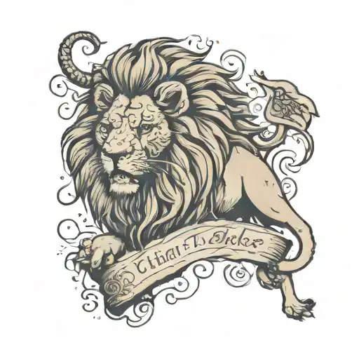 Lion And Bible Verse