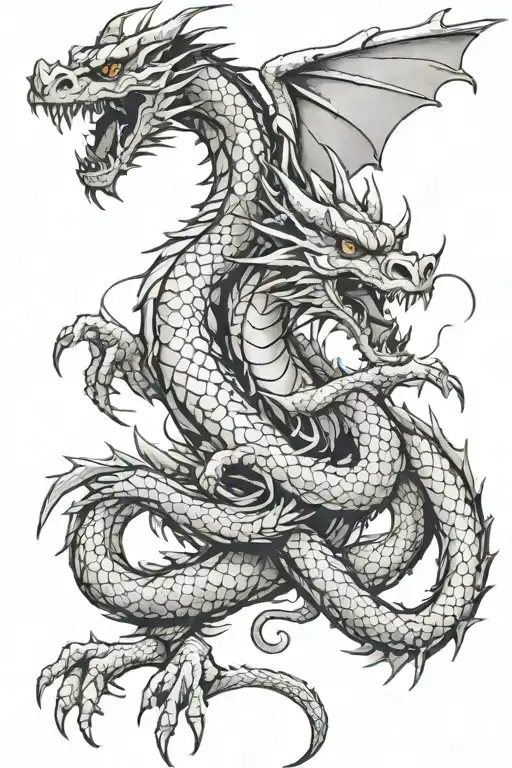 Dragon Emerging Victoriously