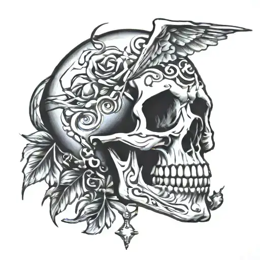 Skull And Graveyard