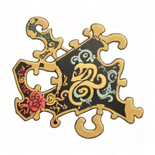 Puzzle Piece With 222 Numbers