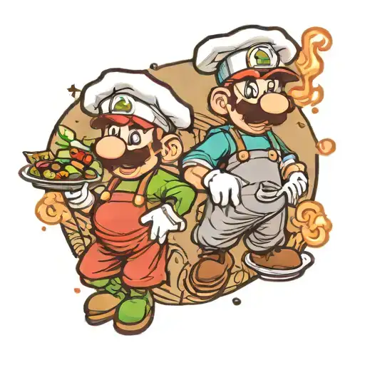 Mario And Luigi As Chefs