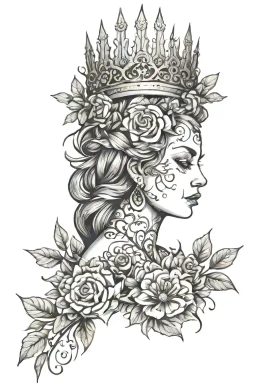 Beauty And Thorn Crown On Its