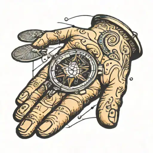 Hand Flipping Coin