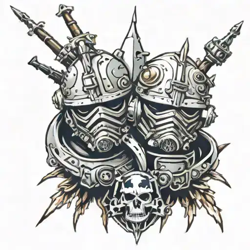 Storm Tropper Heads On Spikes