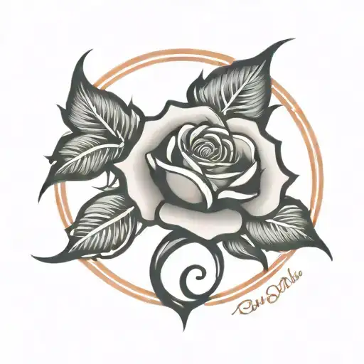 Rose Tribal Logo Transformed