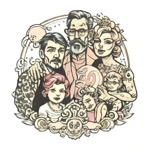 Family Portret Bubble Gum