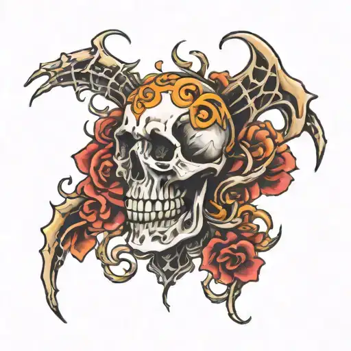 Spinal Cord Spine Tattoo Design