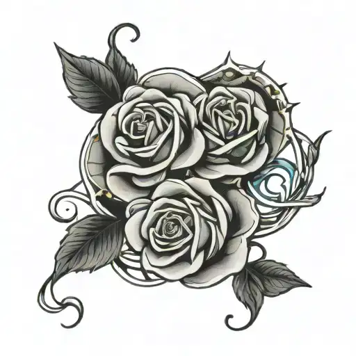 999 With Roses Intertwined