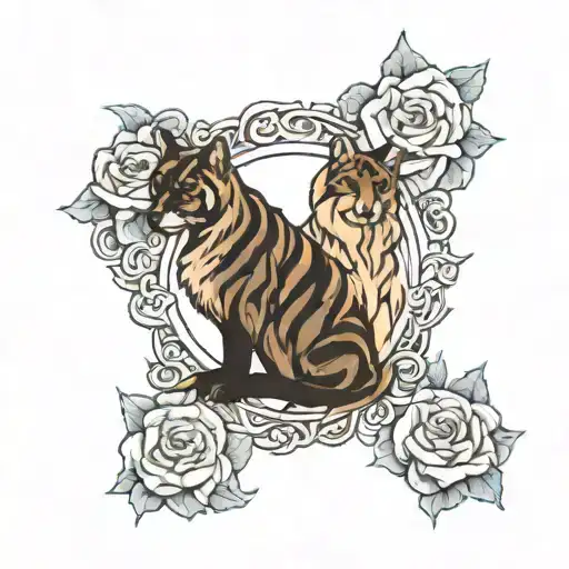 For Father And 2 Daughter Sitting