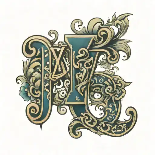 Alphabets P And D
