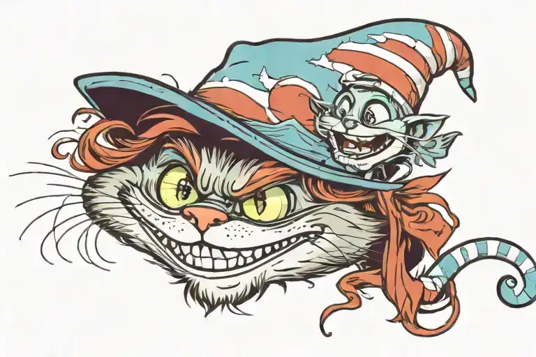 Cat In The Hat With Sully And Mike Wazowski