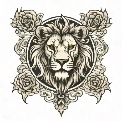 Lion Tattoo Design