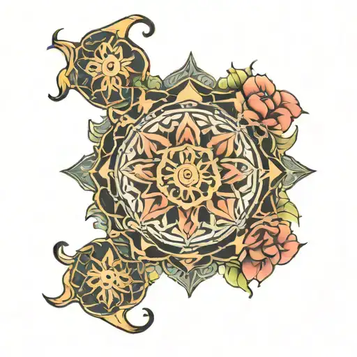 Mandala Cancer Zodiac Sign
