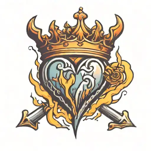 Heart Crown Fire