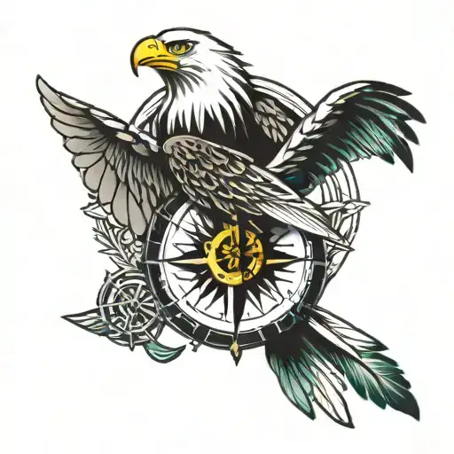 Eagle And Compass Design