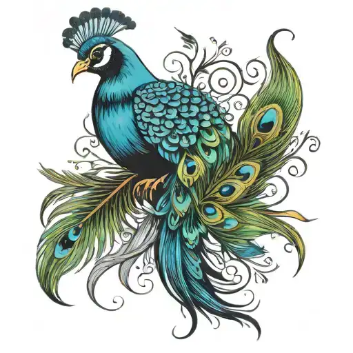 You Regret The Unrepentant With Peacock Feathers