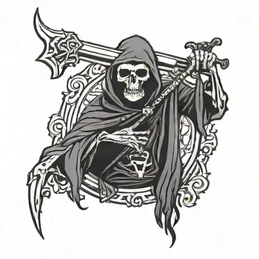 Grim Reaper Holding