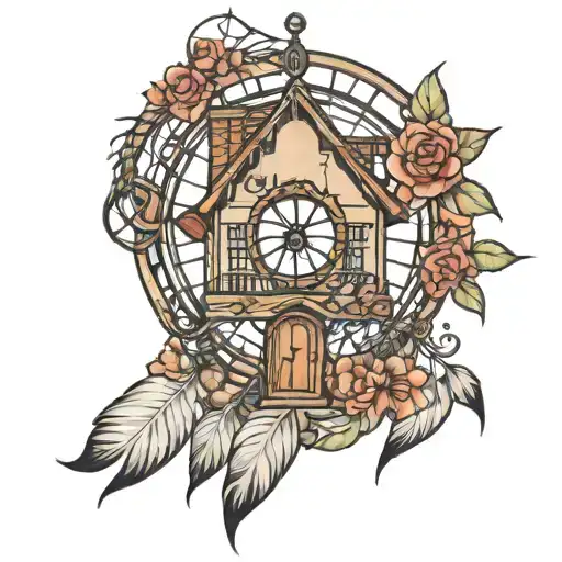 Minnie House Dream Catcher Entangled