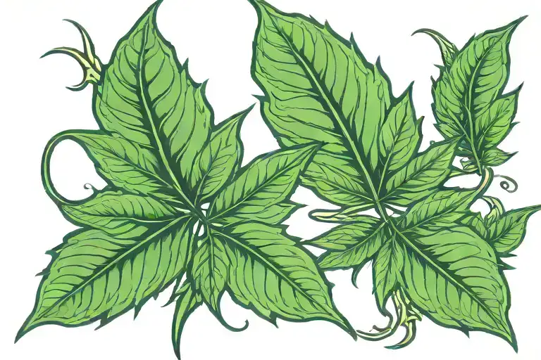 Weed Leaf Morphing