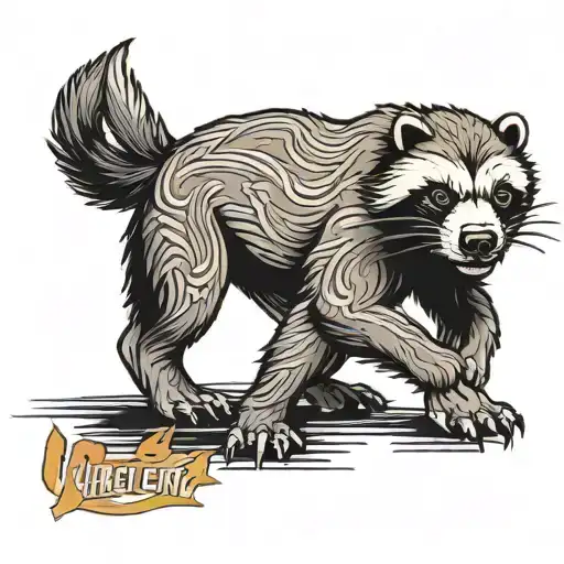 Wrestling Honey Badger