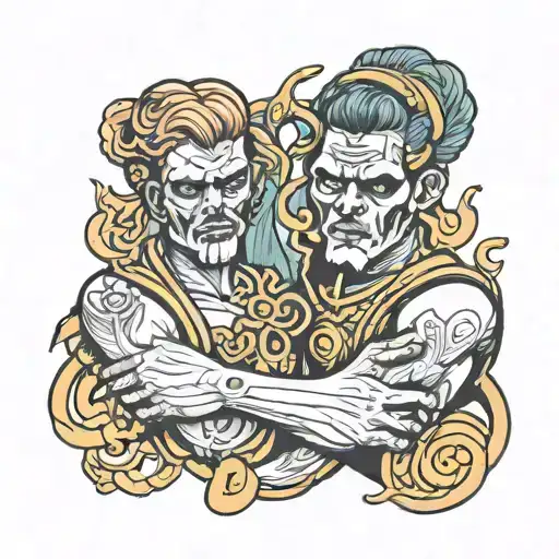 Gemini Brother Hold The Hand