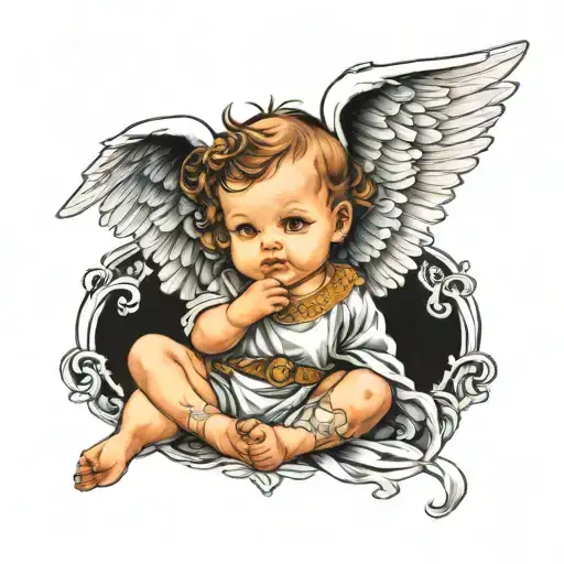 Tattoo Baby Angel
