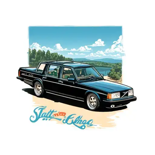 Volvo 740 Driving Old School