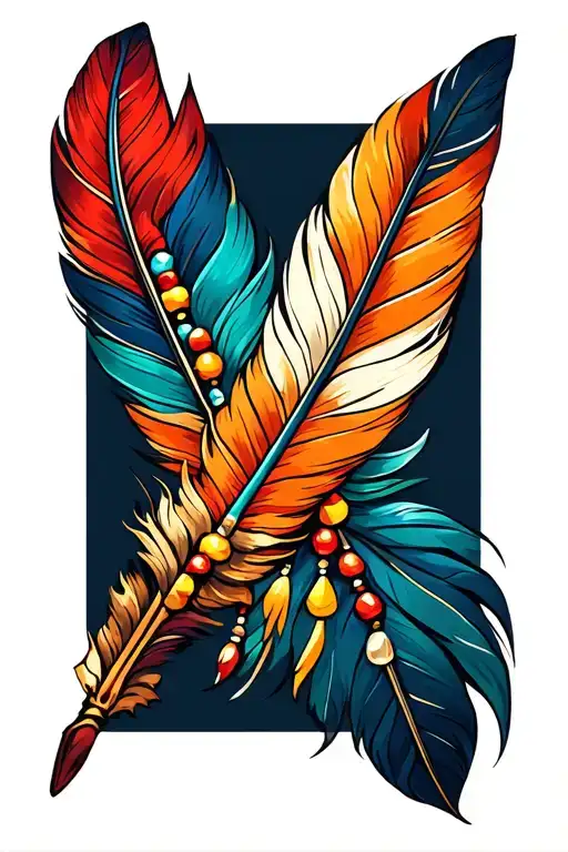 Feathers Wand Beads